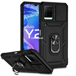 Lichicase vente en gros robuste résistant aux chutes fenêtre coulissante lentille couverture de téléphone portable pour <span class=keywords><strong>vivo</strong></span> Y20 Y21 <span class=keywords><strong>Y33S</strong></span> <span class=keywords><strong>coque</strong></span> de téléphone - Product Image 2