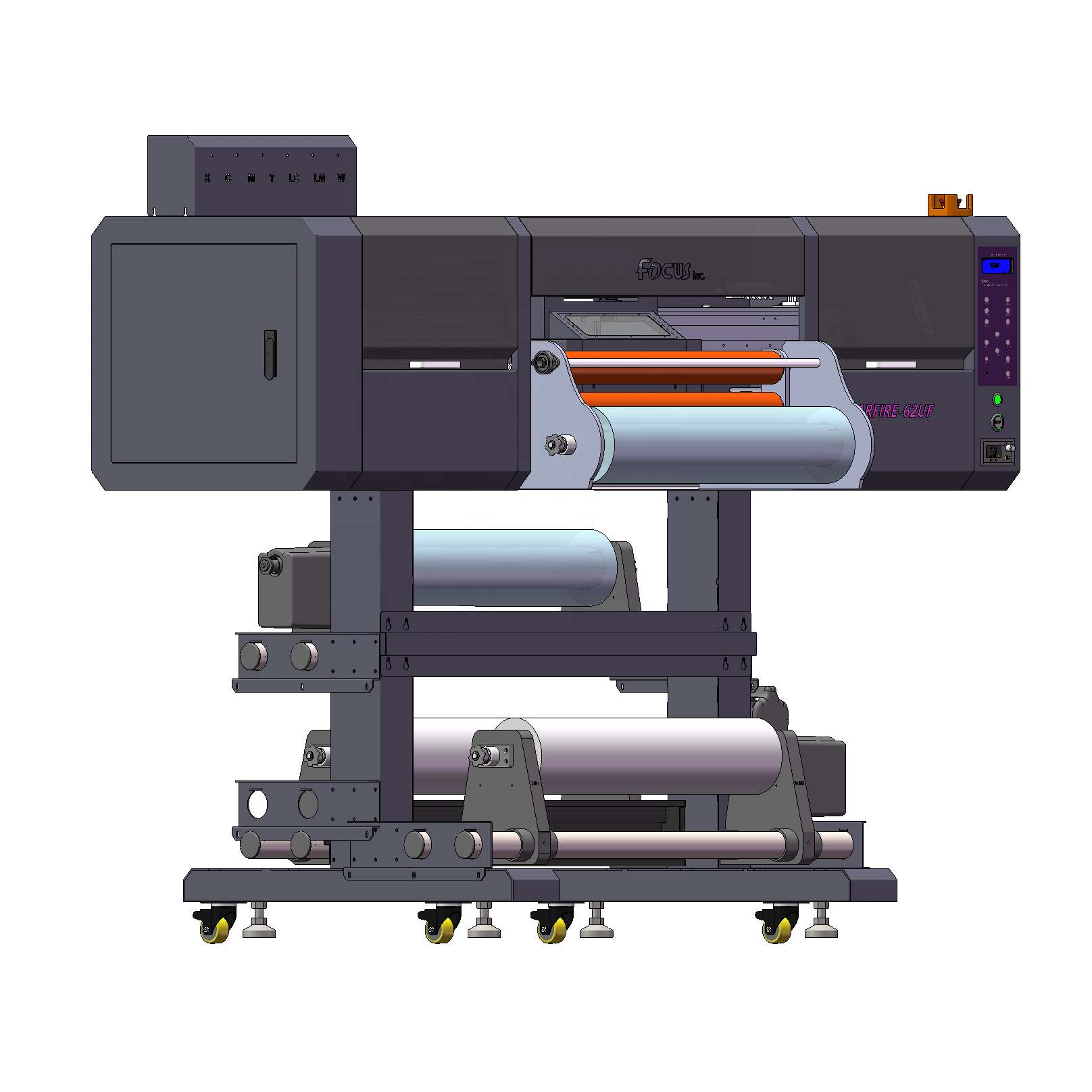 A2 Size UV DTF Roll to Roll Printer with Epson 4720 Print Head 10m/h Speed for Cotton/Polyester/Nylon Materials