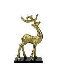 ประติมากรรมกวางอะลูมิเนียมดีไซน์ทันสมัยคุณภาพสูง  สามารถสลักลายนูนได้ตามต้องการ สำหรับตกแต่งบ้านและเป็นของประดับตกแต่งคริสต์มาส - Product Image 2