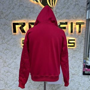 Bon matériel Odm Services la plus demandée fermeture éclair sweat à capuche bouffée imprimé fabriqué en usine pas cher prix sweats à capuche hommes sweats à capuche - Product Image 6