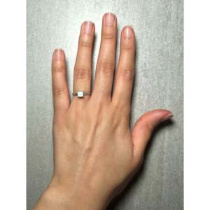 Navajo-Made Trendy <b>Silver</b> & Opal <b>Ring</b> with 18K Rose Gold Plating Oval Cut Diamond Bezel Setting Inlay Perfect Gift for Him/Her - Product Image 4