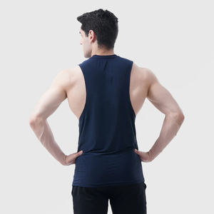 Camiseta sin mangas de entrenamiento de talla grande para hombre, superventas, OEM, larguero personalizado, secado rápido, transpirable, lavado, 100% poliéster, gimnasio, Fitness, correr - Product Image 4