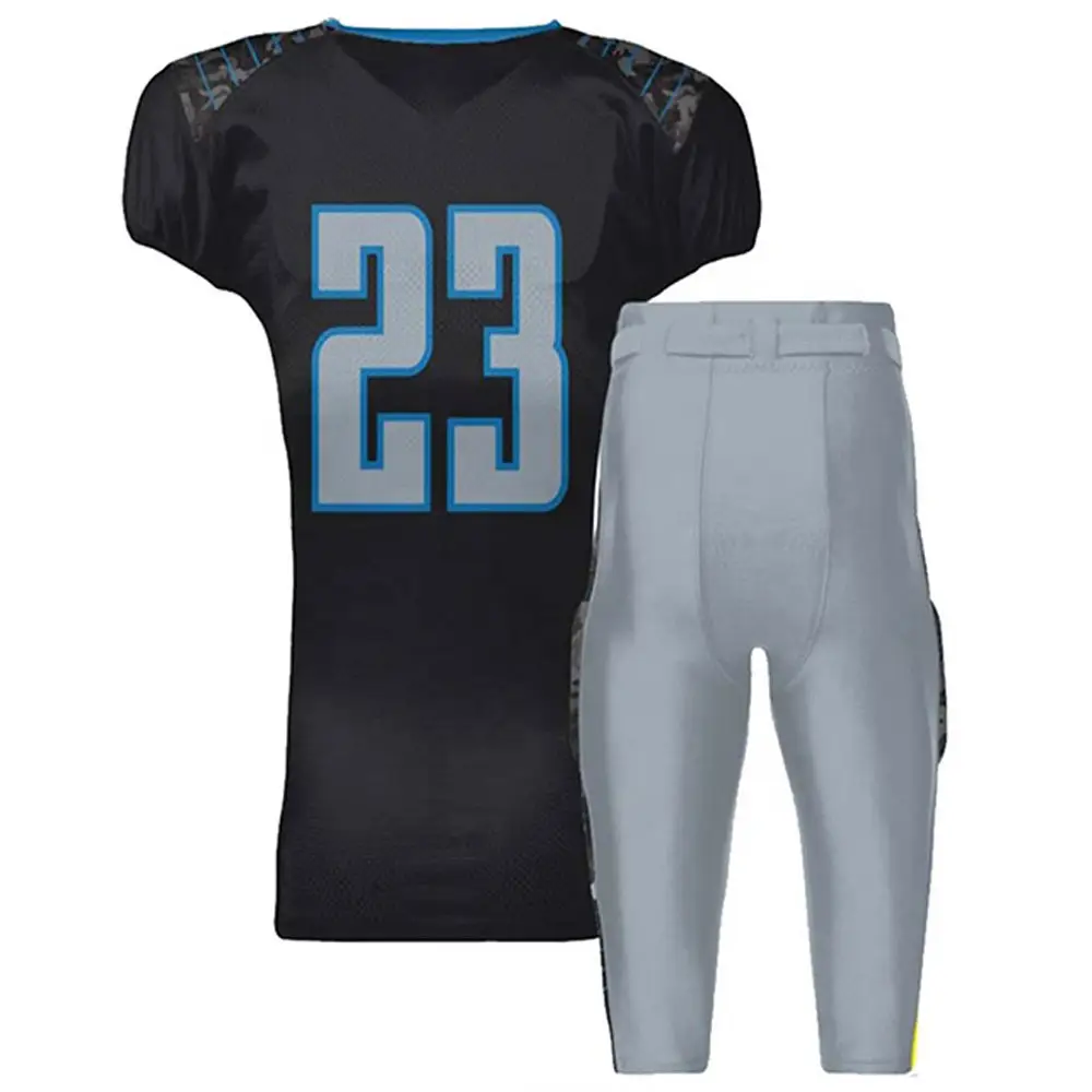American Football Uniform Sublimatie Made Jeugd American Football Team Uniform /American Football Shirt Voor Mannen In Custom Logo