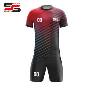 Wholesale Low MOQ Football Uniform Custom Made Soccer Uniform for Adult Top Quality Team Set in Sialkot Pakistan Set - Product Image 5