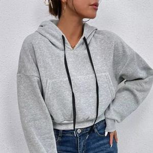 Sudaderas con Capucha de Alta Calidad, Personalizadas con Logotipo, Tejido French Terry, 100% Algodón, Estilo Urbano, Lisas, Corte Regular, para Mujer - Product Image 4