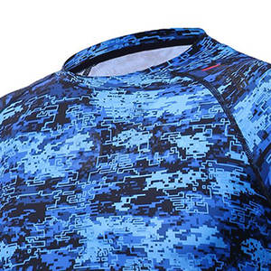 Chemise de compression personnalisée Fitness Rash Guard pour Gym MMA & Surfing Quick Dry Sportswear Fabricant OEM-ÉCHANTILLON GRATUIT - Product Image 4