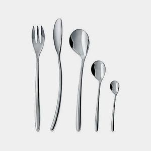 Juego de cubiertos de plata y acero inoxidable, cuchillo, tenedor, cuchara, juego de cubiertos de latón y acero, precio al por mayor en acero inoxidable - Product Image 1