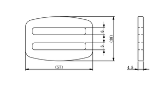 YIB012 Hebilla de acero de estilo profesional - Product Image 3