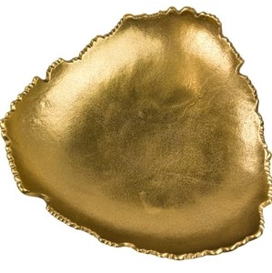 ถาดเสิร์ฟอะลูมิเนียมงานฝีมือ Golden VISHAL พร้อมโลโก้สั่งทำ สไตล์คลาสสิก - ภาชนะใส่อาหารคุณภาพสูงสำหรับโรงแรมและธุรกิจ - Product Image 3