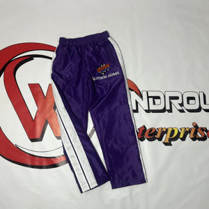 Pantalon de survêtement unisexe écologique en polyester/coton respirant à séchage rapide, léger, coupe régulière, boutons latéraux en cire, jogging d'hiver - Product Image 1