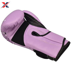 2025 Guantes de boxeo con logotipo personalizado Unisex Guantes de entrenamiento con estampado de cuero de alta calidad Color sólido Kick Boxing para exteriores Tamaños 12 oz - Product Image 5