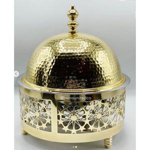 Plato de Catering de artículos de Hotel más vendido para fiesta de boda ocasión especial plato de frotamiento calentador de alimentos plato de frotamiento a bajo precio - Product Image 2