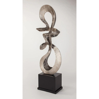 Sculpture abstraite moderne en métal faite à la main, ornements artistiques, design personnalisable, décoration intérieure