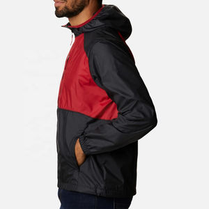 Nueva y elegante chaqueta cortavientos cálida para hombre con cremallera, conjunto cortavientos fino de invierno a prueba de viento, venta al por mayor, moda personalizada - Product Image 3