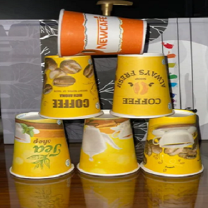 Tazas de papel de fabricación impresa Tazas de té largas de 130 Ml Tazas de papel de café personalizadas de té al por mayor para bebidas calientes Café - Product Image 1