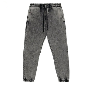 Haute qualité unisexe survêtement pantalons de survêtement empilés 100% coton lavage à l'acide sweats à capuche 2 pièces ensemble lavé à l'acide survêtements - Product Image 3