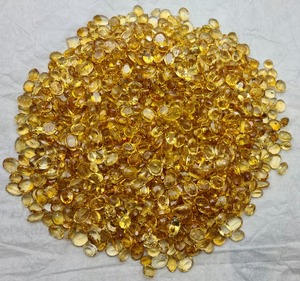 Piedra Preciosa de Citrino Natural, Piedra Amarilla Facetada, Formas Mixtas, Piedra Suelta para Joyería, Certificada por Terceros, 4-8 Quilates - Product Image 2