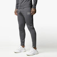 Conjuntos Deportivos Personalizados para Hombre, Traje de Chándal con Cremallera, Chaqueta con Logotipo Personalizado, Conjuntos Deportivos de 2 Piezas para Hombre, Color Gris