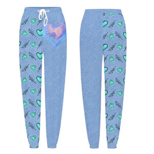 Pantalon de jogging pour femme coupe droite, tendance 2025, avec nœud et motif imprimé en relief, le meilleur pantalon de sport pour l'hiver - Product Image 6