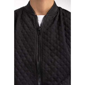 Vestes décontractées streetwear automne-printemps coupe classique avec col montant et fermeture éclair MN-JKT-WS24-301 finition enduite taille XL - Product Image 1