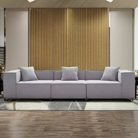 YY03 #   Canapé modulaire de luxe moderne à deux ou trois places, housse de canapé en tissu à compression sous vide, appartement, salon, hôtel