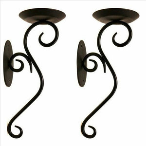 <b>Wall</b> Iron Candle Holder High Quality Handcrafted New Style Best Selling Candle Holder <b>Wall</b> <b>Sconce</b> Trendy Candle Stand - Product Image 1