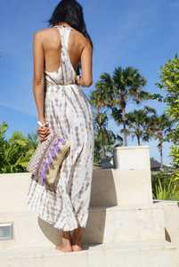 Vestido Maxi Tie Dye 100% Algodón al por Mayor con Estilo Moderno y Ecológico, Ropa Casual de Moda por Exportadores - Product Image 2