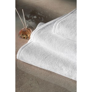 Ensemble de bain turc 3 pièces Varol Themis Series, serviettes en coton égyptien tissé, brodées, couleur unie, douces pour la peau, avec logo - Product Image 1