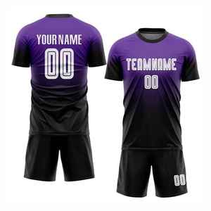 Nouveau design personnalisé de kit de maillot de football ample conception de maillot de football sans marque ensemble de maillot de football ensemble de t-shirts de football - Product Image 1