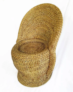 Silla de comedor de ratán Vintage, diseño de madera de bambú artesanal, desayuno, cocina, Pub, silla alta para sala de estar, cafetería, restaurante - Product Image 5