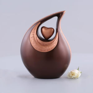 Modern Bronze Cremation Urn for Human Ashes Unique <b>Memorial</b> Funeral Tribute Keepsake Factory Direct Price Bulk Supplier Exporter - Product Image 1