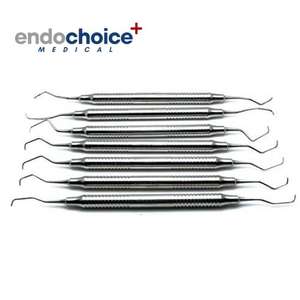 Highest Quality Periodontal 7 Pcs Gracey Curettes Set Dental Gracey Curettes For <b>Removing</b> <b>Plaque</b> and Calculus From Teeth - Product Image 4