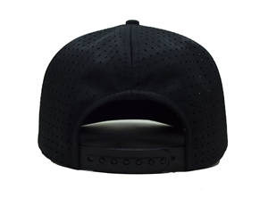 Gorra de Golf Personalizada OEM/ODM de Poliéster con Cordón Trenzado, Perforaciones Cortadas con Láser, Parche de PVC Redondo con Logotipo Privado - Product Image 3