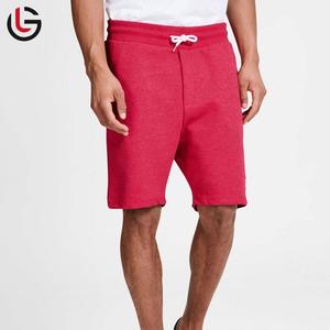 Pantalones cortos de gimnasio de algodón para hombre, pantalones cortos de chándal informales con bolsillos y cremallera para correr en casa, entrenamiento físico, hasta la rodilla, teñidos lisos - Product Image 5