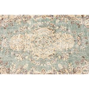 Tapis Vintage en Laine Beige Vert Patchwork Plat Armure 5.2x 8.9ft Tapis de Salon Turc avec Support en Latex pour Décorations - Product Image 5