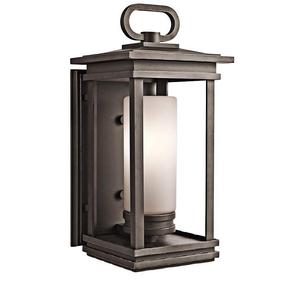 Lámpara de pared grande de Metal de latón AK en polvo negro con acabado con luz estándar de vidrio para decoración de habitación/Decoración de oficina - Product Image 3