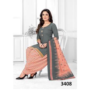 Ensemble de costume Patiyala en coton à la mode pour femmes avec dupatta assorti pour les tenues festives par Export - Product Image 1