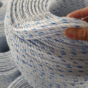 Cuerda Danline PP DE FÁBRICA DE Vietnam 6MM 18MM 16mm 20mm, cuerda trenzada PP de 3 hebras al por mayor, cuerda de polipropileno resistente a los rayos UV - Product Image 1