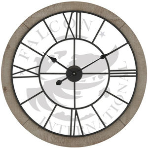 Fabricant en gros rétro nordique décoratif fer Art horloge murale transfrontalière maison salon Quartz horloge silencieuse visage unique - Product Image 1