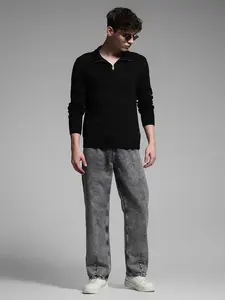 กางเกงยีนส์เดนิมทรงฮิปฮอปสั่งตัดคุณภาพสูง สไตล์แบ็กกี้ ลายพิมพ์สัตว์ลายเพสลีย์ เอวกลาง ลุคฟอกสี - Product Image 3