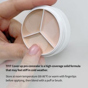 TFIT Cover Up Pro Concealer Palette-Crème correctrice de couleur 3 en 1 à couverture complète-Correcteur de teint-Fabriqué en Corée Beauté coréenne - Product Image 3