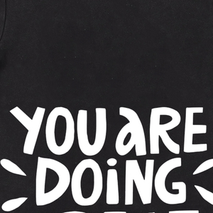 Men's <b>Slim</b> Fit Pullover Hoodies Raw Hem Distress Print Regular Size Chenille Embroidery Sweatshirts 350 GSM - Product Image 4