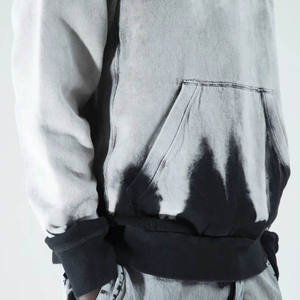 Nuevo Diseño de Moda de manga caída hombro pulóver venta al por mayor sudaderas con capucha largas sudadera de gran tamaño gota hombro térmico algodón Sudadera con capucha - Product Image 4