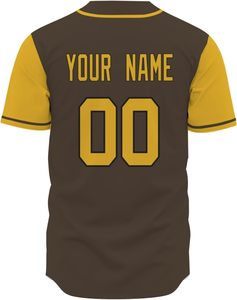 Camiseta de Béisbol Sublimada con Botones y Mangas en Contraste Estampadas, Talla Grande, Ropa Deportiva Transpirable, Uniforme Sublimado - Product Image 2