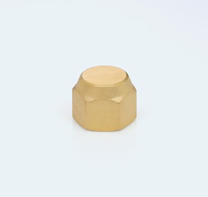 BrassBlizz Écrou à embout évasé 5/8 X 5/8, filetage 7/8-14, 45° °   Raccord en laiton SAE 1000 PSI pour la climatisation et la réfrigération - Product Image 5
