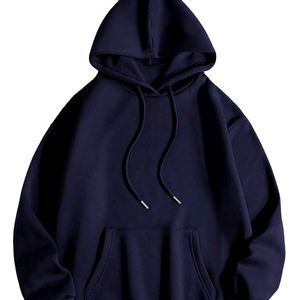 Pull-over en coton lourd de qualité supérieure pour homme, rétro, 500 g/m², personnalisable, imprimé, sweat-shirt à capuche vierge - Product Image 1