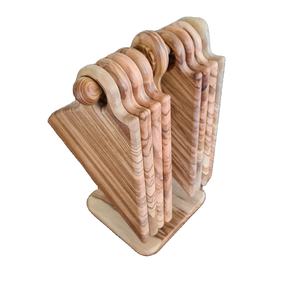 Posavasos de madera actualizado, decoración de mesa de pago, posavasos de boda, rectangular, creativa, de aislamiento - Product Image 4