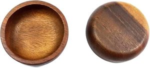 Mini Tazas de Madera Talladas a Mano para Salsas, Preparación de Salsas, Sal y Condimentos, Accesorios para Tabla de Charcutería de Mehak Impex - Product Image 2