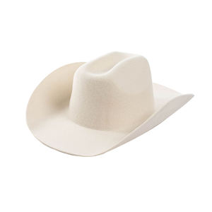 Sombrero de Fieltro de Lana 100% y Lana Sintética de Alta Calidad, Nuevo y Moderno, al por Mayor, Sombrero Fedora de Ala Ancha para Mujer - Product Image 1