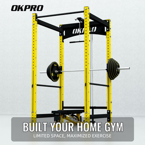 Haltérophilie Musculation Multifonctionnel Power Cages Squat Rack avec J Hook Pull-Up Bar et Dip Station - Product Image 6